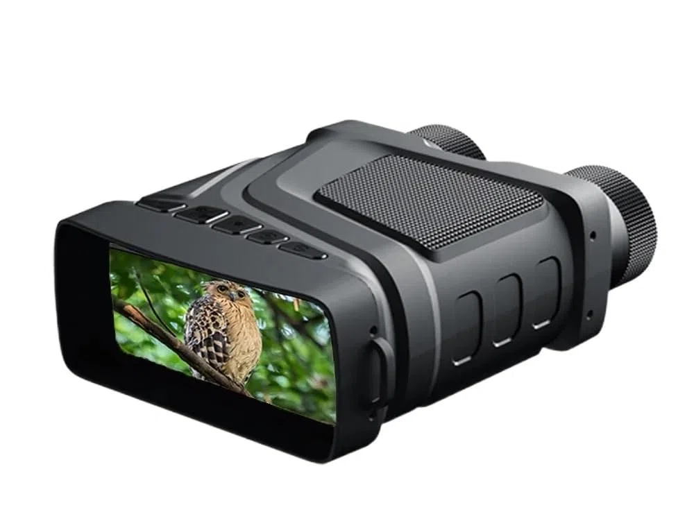 Noktowizor, Lornetka R12 urządzenie noktowizyjne akumulator 6W 850nm podczerwień 1080P HD 5X Zoom cyfrowy teleskop myśliwski zdjęcie nagrywanie wideo Obserwacja HD na zewnątrz
