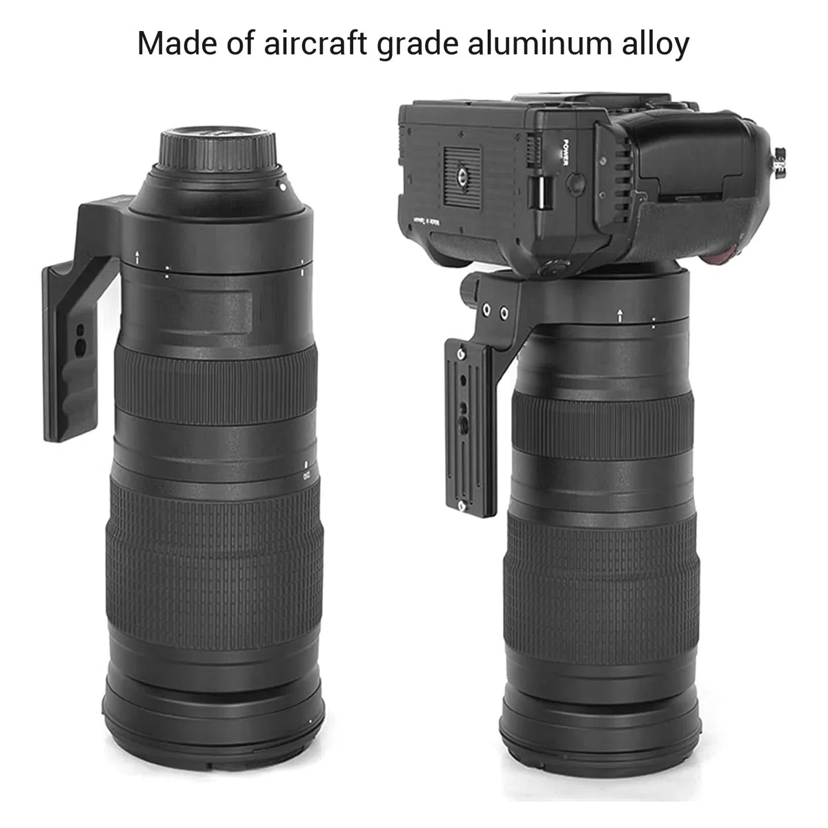 Kołnierz Obiektywu, Wspornik do Mocowania Statywu do Obiektywu AF S 200 500 Mm F5.6E ED VR, z płytką 100 Mm i Pokrętłem Antypoślizgowym