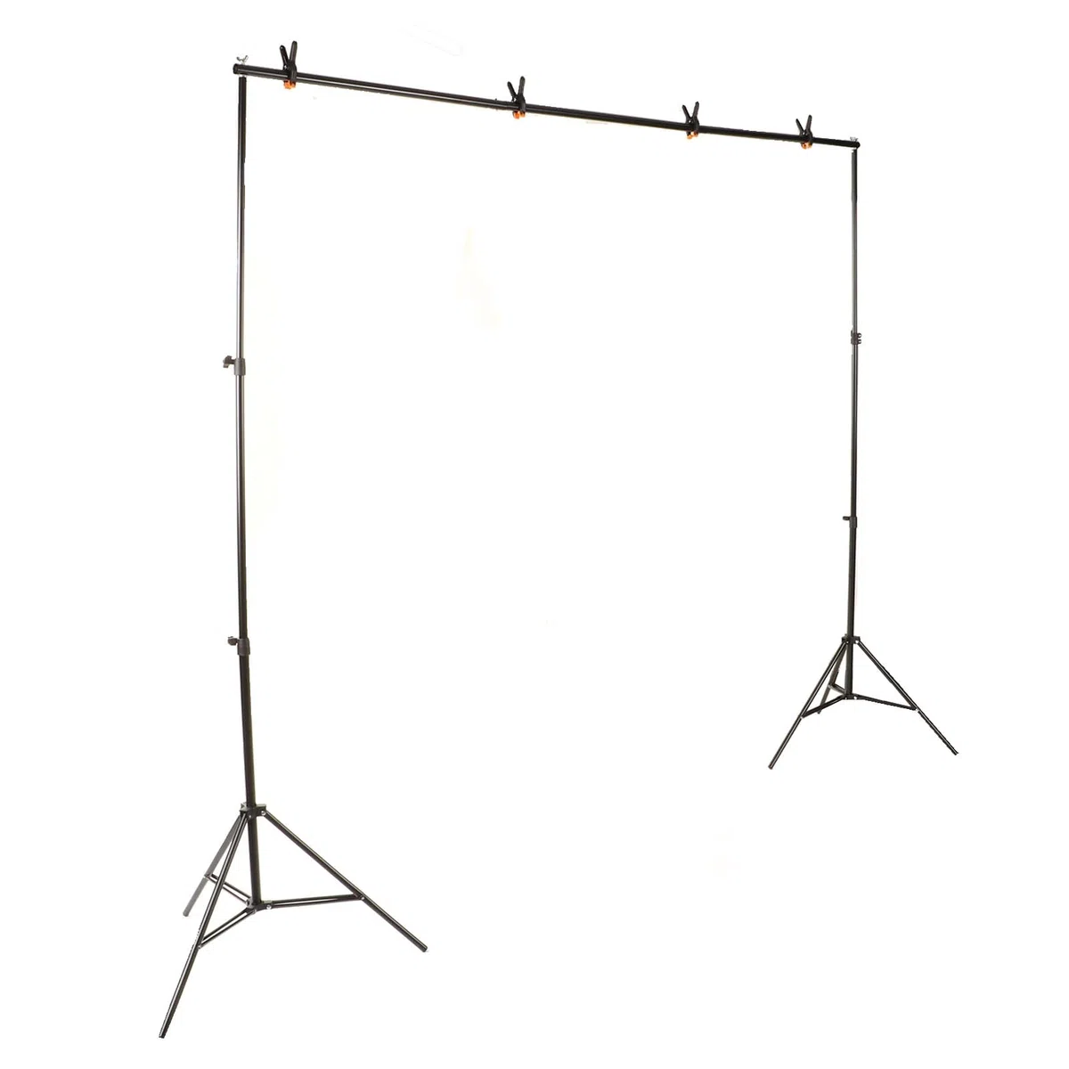 Ausla Zestaw Stojaka na Tło do zdjęć, System Wsparcia ze Stopu Aluminium, Regulowana wysokość od 70 Cm do 200 Cm do Fotografii Studyjnej i Portretów